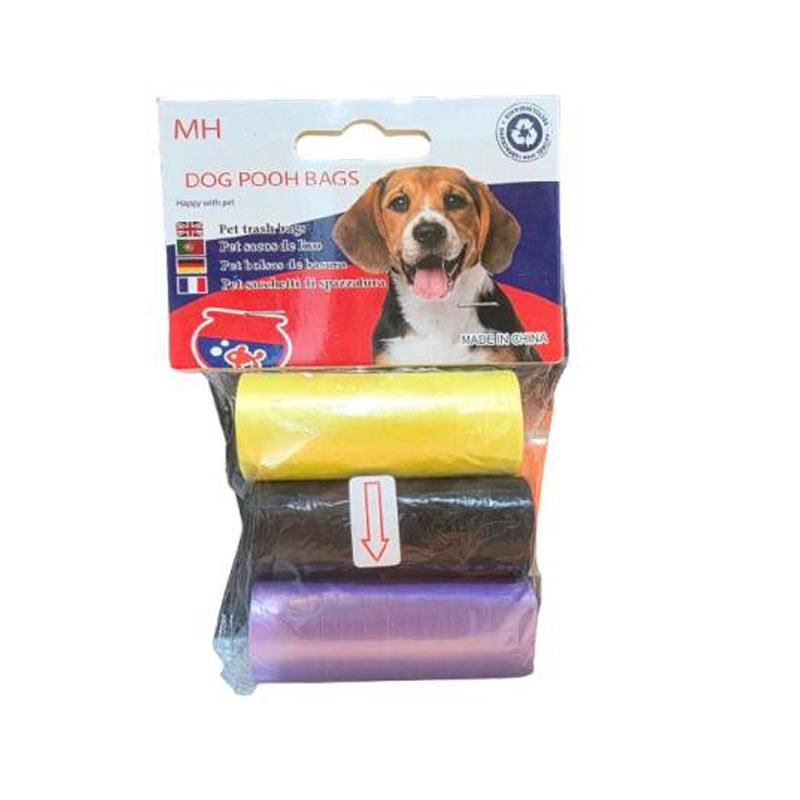 بسته 3 عددی کیسه یدکی جمع‌آوری مدفوع حیوانات